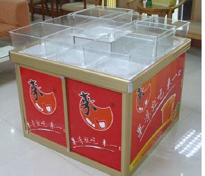 鋁制拆裝式散裝食品貨架 靈活陳列進口零食的理想解決方案